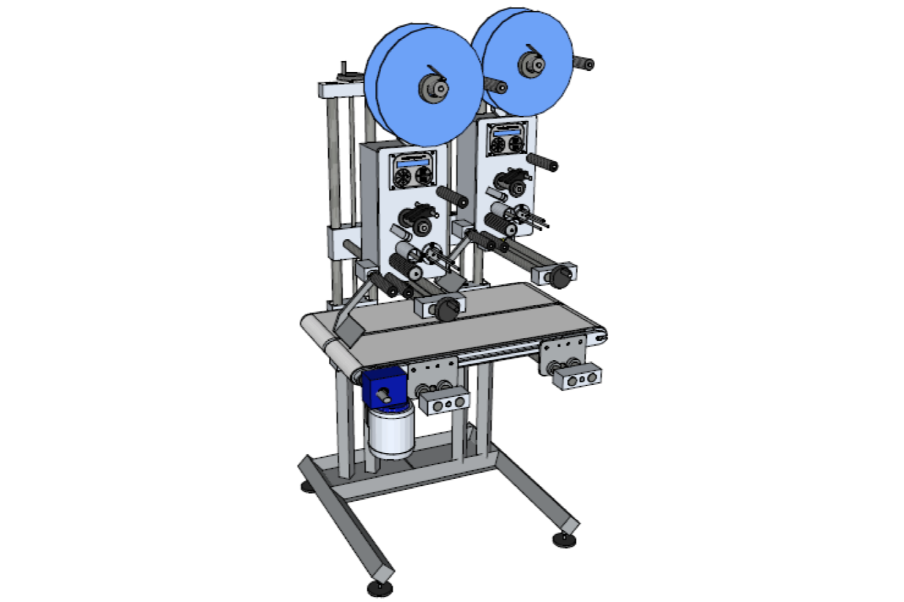 Système d’étiquetage compact à double tête HM Systems