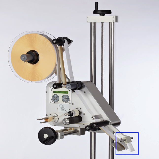 Brosse sur l’étiqueteuse industrielle HM 600 HM Systems