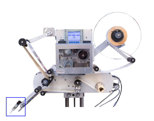 Brosse sur l’étiqueteuse industrielle HM 600P HM Systems