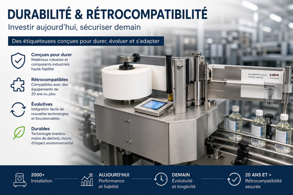 Durabilité & Retrocompatibilité Etiqueteuses HM Systems
