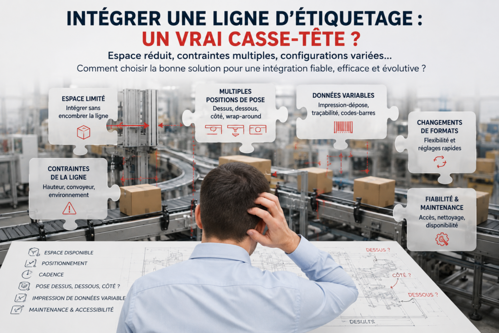 intégration ligne d'étiquetage agroalimentaire